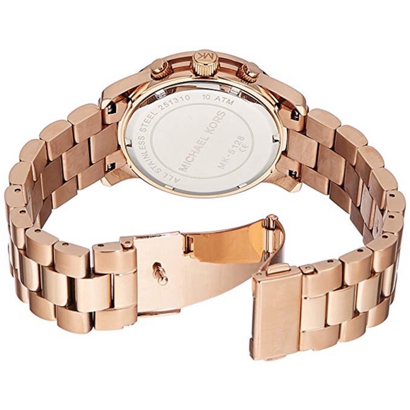 Michael Kors Runway Rose Gold Watch - Picture 3 of 7